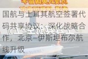 国航与土耳其航空签署代码共享协议：深化战略合作，北京―伊斯坦布尔航线升级