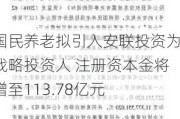 国民养老拟引入安联投资为战略投资人 注册资本金将增至113.78亿元