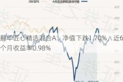 鹏华匠心精选混合A：净值下跌1.70%，近6个月收益率0.98%