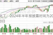 阳煤化工：2024年半年报披露时间为2024年8月30日