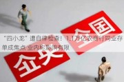 “四小龙”遭自律检查！1.1万亿农商行同业存单成焦点 业内称影响有限