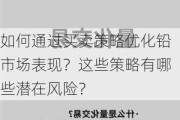 如何通过买卖策略优化铅市场表现？这些策略有哪些潜在风险？