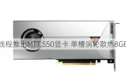 摩尔线程推出MTT S50显卡 单槽涡轮散热8GB显存