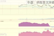 午盘：纳指首次突破2万点