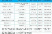 新东方盘前跌超2% H股今日回撤6.5% 大摩指其回购计划有待观察