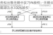 云南水务拟出售无锡中发75%股权、无锡云水100%股权及鹅湖云水100%股权