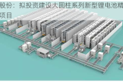 中瑞股份：拟投资建设大圆柱系列新型锂电池精密结构件项目