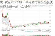 半导体领衔上攻，半导体ETF（512480）收盘涨3.23%，半导体材料设备板块或迎来新一轮上车机会