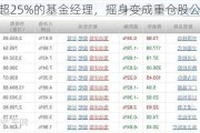 两年亏超25%的基金经理，摇身变成重仓股公司董秘