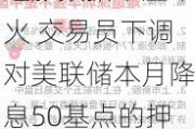 通胀数据不温不火 交易员下调对美联储本月降息50基点的***