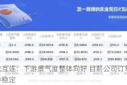 兆龙互连：下游景气度整体向好 目前公司订单整体保持稳定