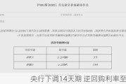 央行下调14天期 逆回购利率至1.85%