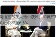 莫迪宣布在大选中获胜，印度ETF跌幅收窄至6.5%