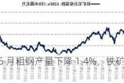 钢厂 1-5 月粗钢产量下降 1.4%，铁矿石价格承压