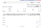 龙升集团控股(06829)9月11日起短暂停牌