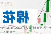 华茂股份(000850.SZ)参股公司利润分配  预计获投资收益1815.06万元