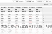 鞍钢矿业：成功发行铁矿行业首单科创债，规模 5 亿，利率 2.35%