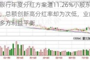 苏农银行年度分红方案遭11.26%小股东反对，总额创新高分红率却为次低，业内：应考虑多方利益平衡