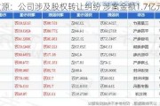 ST数源：公司涉及股权转让纠纷 涉案金额1.7亿元