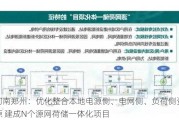 河南郑州：优化整合本地电源侧、电网侧、负荷侧*** 建成N个源网荷储一体化项目