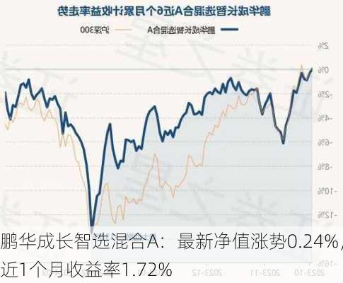 鹏华成长智选混合A：最新净值涨势0.24%，近1个月收益率1.72%