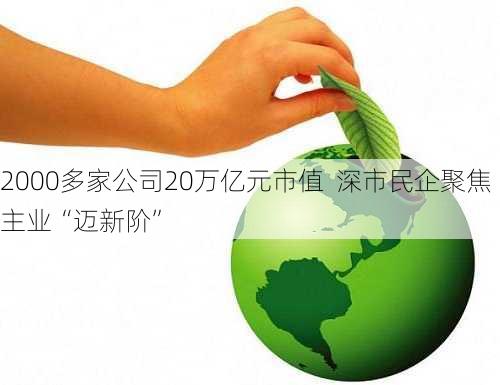 2000多家公司20万亿元市值  深市民企聚焦主业“迈新阶”