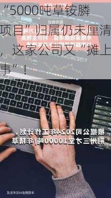 “5000吨草铵膦项目”归属仍未厘清，这家公司又“摊上事”！