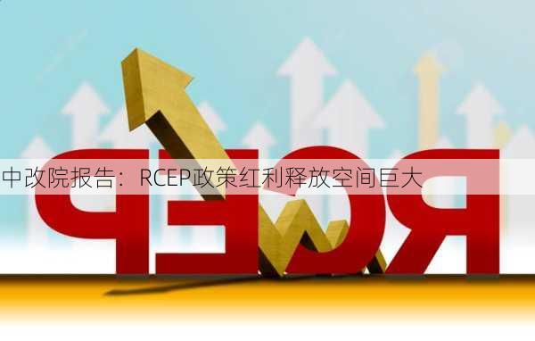 中改院报告：RCEP政策红利释放空间巨大