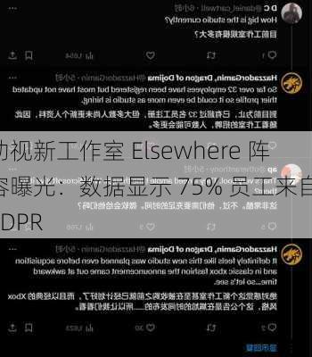 动视新工作室 Elsewhere 阵容曝光：数据显示 75% 员工来自 CDPR