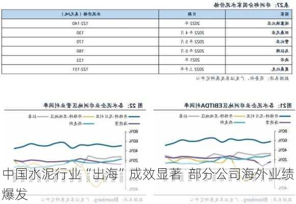 中国水泥行业“出海”成效显著  部分公司海外业绩爆发