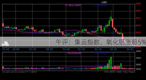 午评：集运指数、氧化铝涨超5%