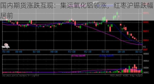 国内期货涨跌互现：集运氧化铝领涨，红枣沪锡跌幅居前