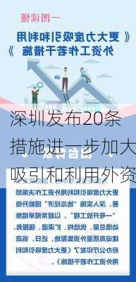 深圳发布20条措施进一步加大吸引和利用外资