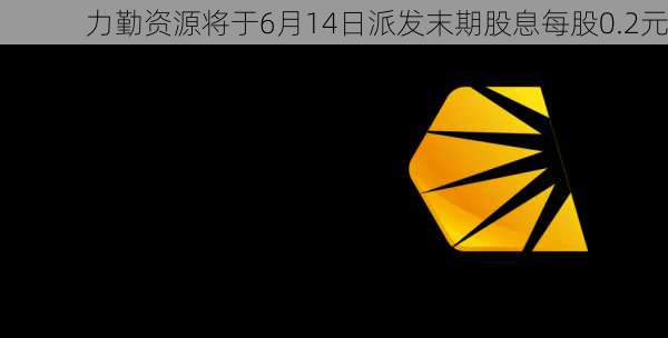 力勤资源将于6月14日派发末期股息每股0.2元