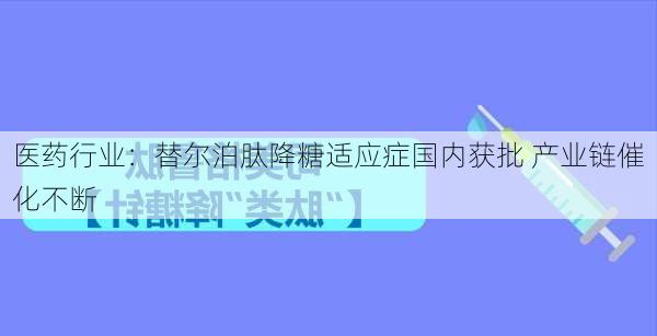 医药行业：替尔泊肽降糖适应症国内获批 产业链催化不断