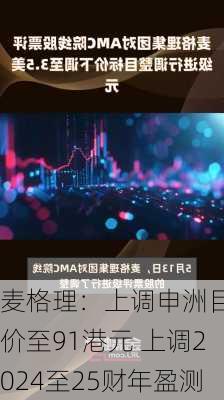 麦格理：上调申洲目标价至91港元 上调2024至25财年盈测