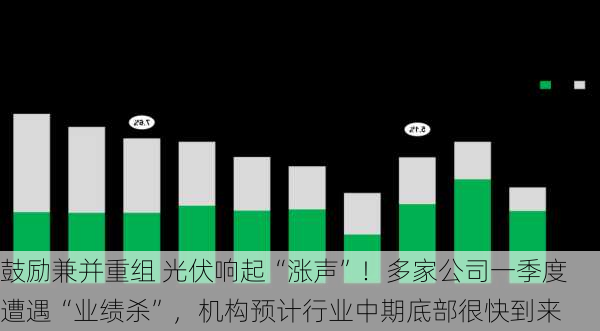 鼓励兼并重组 光伏响起“涨声”！多家公司一季度遭遇“业绩杀”，机构预计行业中期底部很快到来