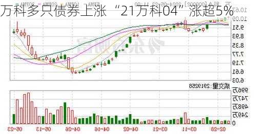 万科多只债券上涨 “21万科04”涨超5%