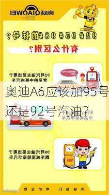 奥迪A6应该加95号还是92号汽油？