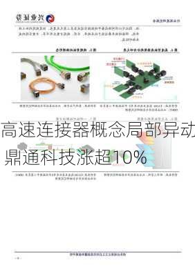 高速连接器概念局部异动 鼎通科技涨超10%