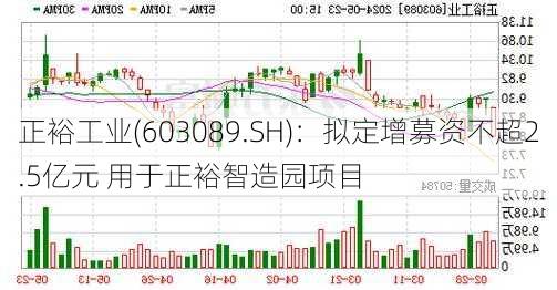 正裕工业(603089.SH)：拟定增募资不超2.5亿元 用于正裕智造园项目