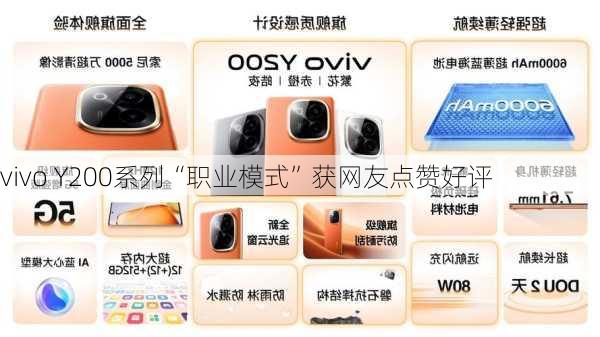 vivo Y200系列“职业模式”获网友点赞好评