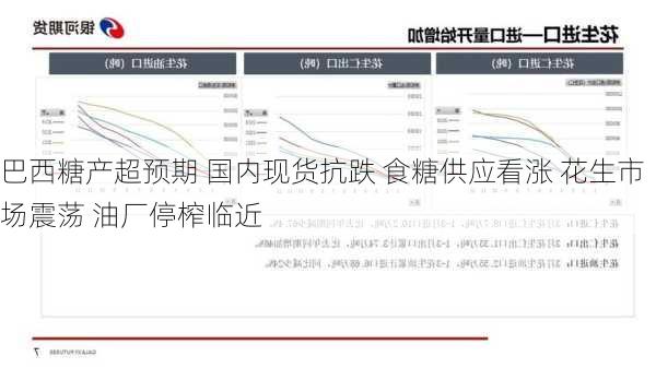 巴西糖产超预期 国内现货抗跌 食糖供应看涨 花生市场震荡 油厂停榨临近