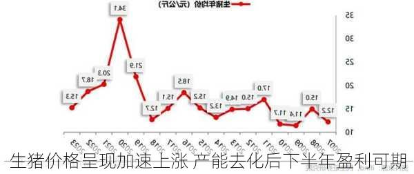 生猪价格呈现加速上涨 产能去化后下半年盈利可期