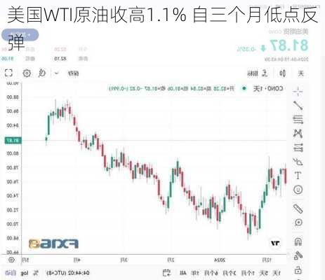 美国WTI原油收高1.1% 自三个月低点反弹