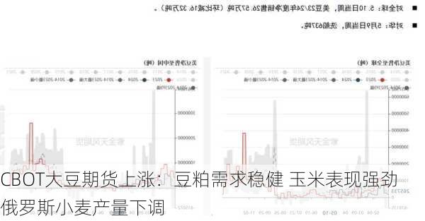 CBOT大豆期货上涨：豆粕需求稳健 玉米表现强劲 俄罗斯小麦产量下调