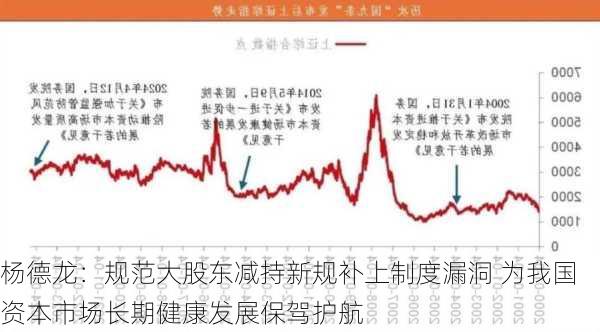 杨德龙：规范大股东减持新规补上制度漏洞 为我国资本市场长期健康发展保驾护航