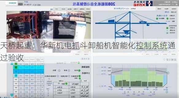 天桥起重：华新机电抓斗卸船机智能化控制系统通过验收