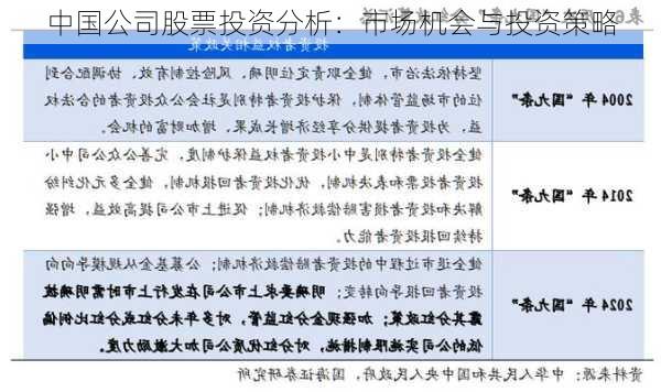 中国公司股票投资分析：市场机会与投资策略