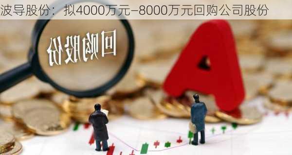 波导股份：拟4000万元―8000万元回购公司股份